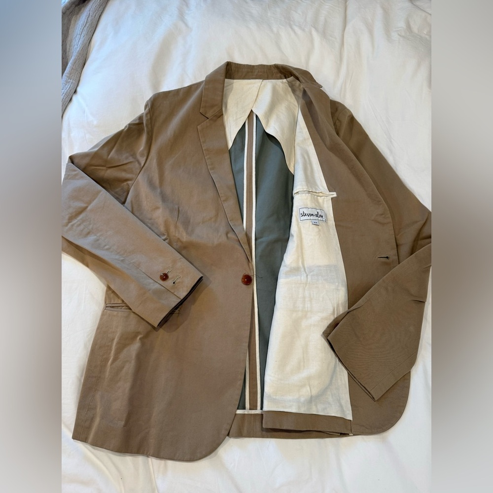 Steve Alan men’s dark tan blazer